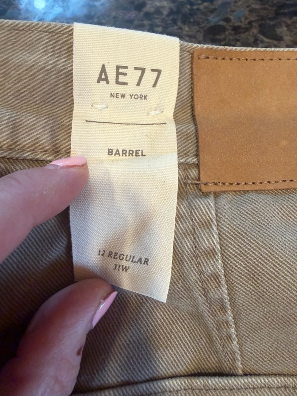 AE 77-American Eagle Outfitters barrel Pants with Retail Tag - Picture 6 of 6